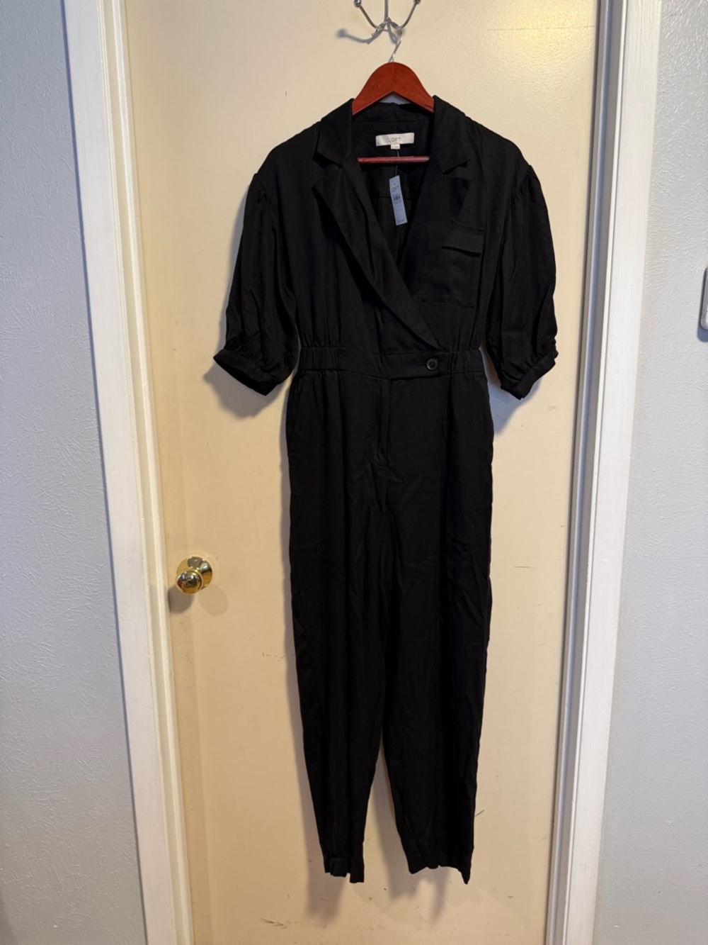 *NWT*  LOFT Black Women's Jumpsuit - Classic Utility Style